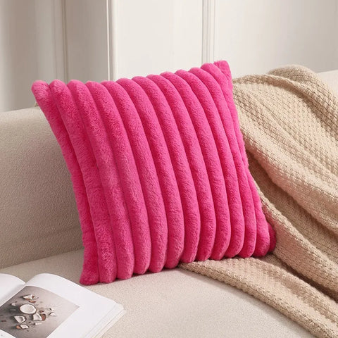 Striped Soft Cushion Cover