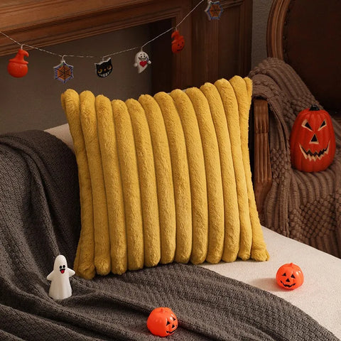 Striped Soft Cushion Cover