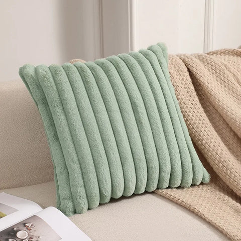 Striped Soft Cushion Cover
