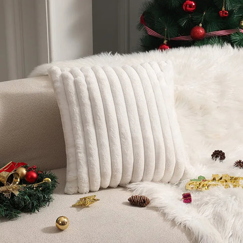 Striped Soft Cushion Cover