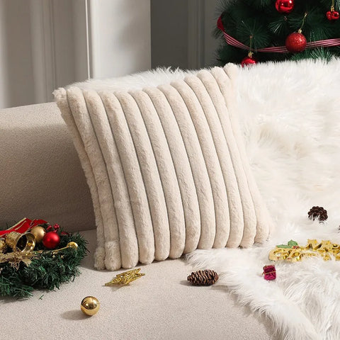 Striped Soft Cushion Cover