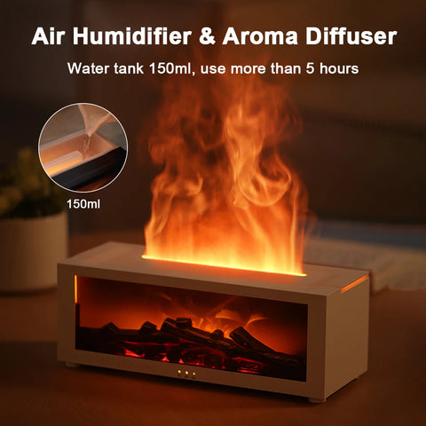 Home Aroma Humidifier Flame