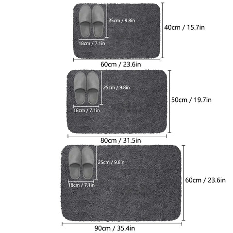 Absorbent Bathroom Mat