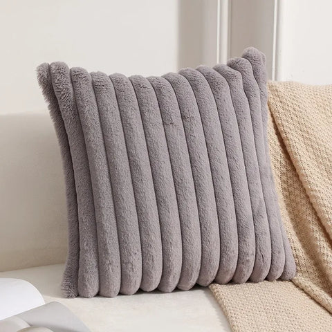 Striped Soft Cushion Cover