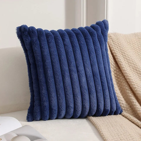 Striped Soft Cushion Cover
