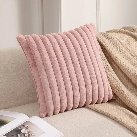 Striped Soft Cushion Cover