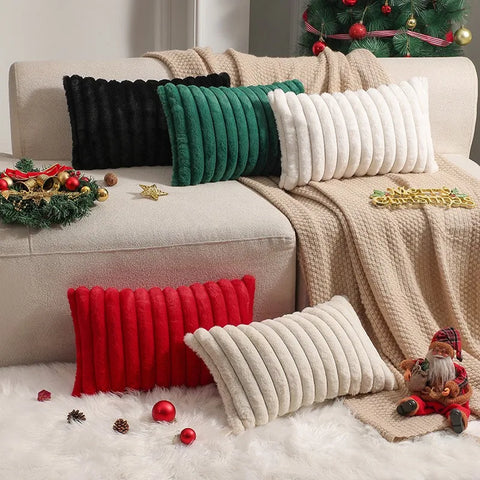 Striped Soft Cushion Cover