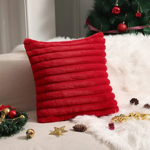 Striped Soft Cushion Cover