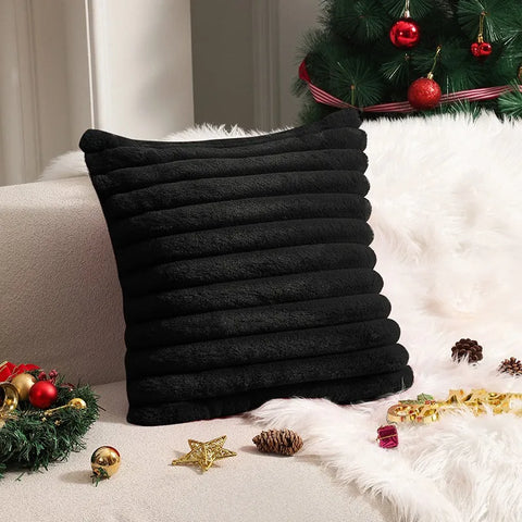 Striped Soft Cushion Cover
