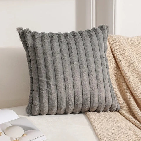 Striped Soft Cushion Cover
