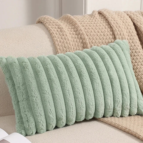 Striped Soft Cushion Cover