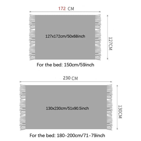 Manta Nórdica para Sofá