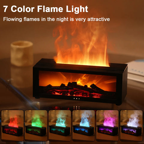 Home Aroma Humidifier Flame